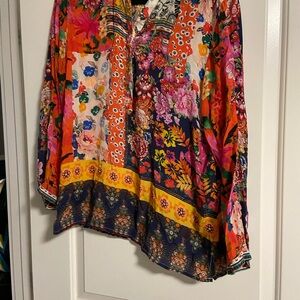 Colorful Floral Women's Blouse